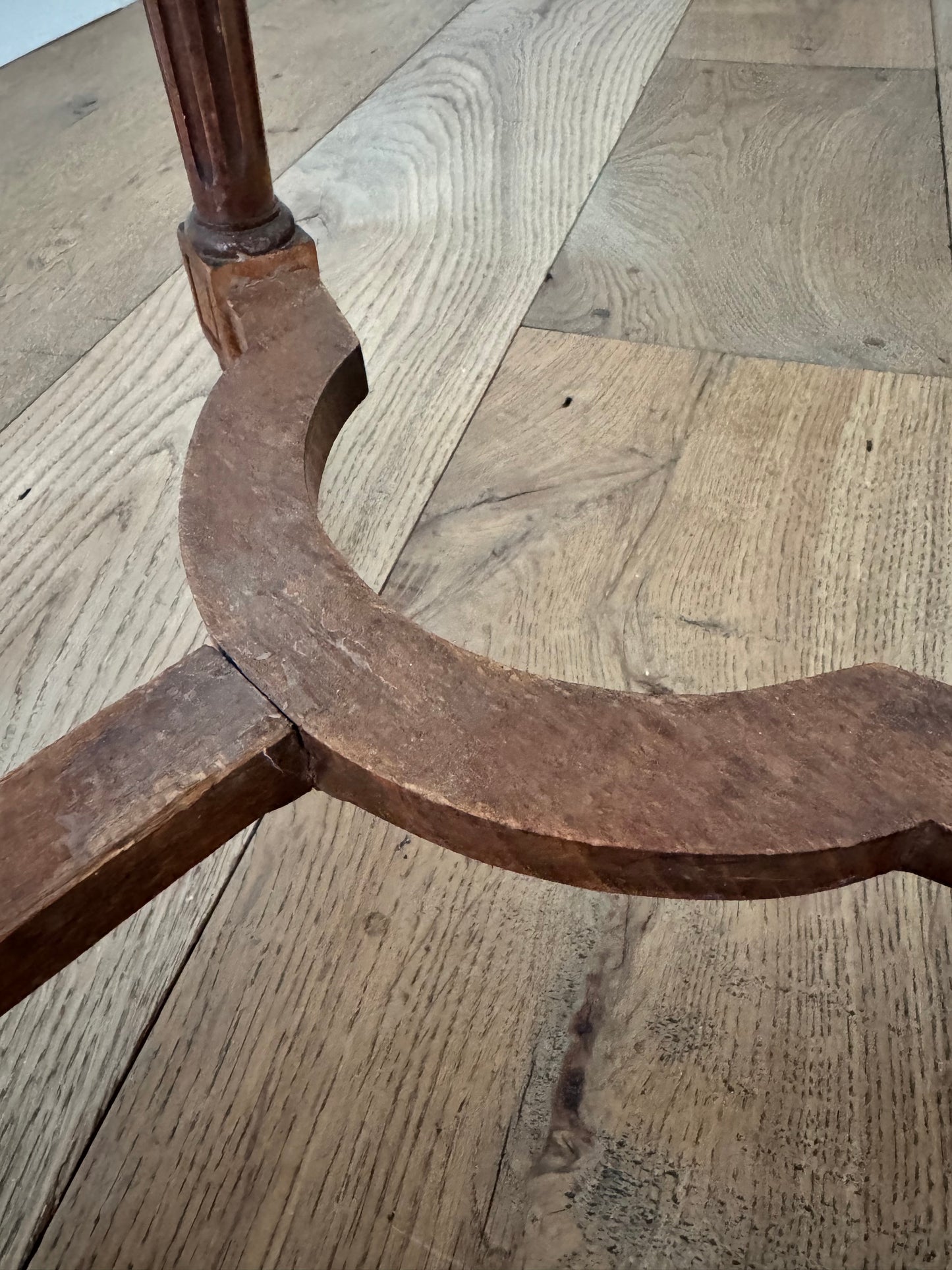 Antique French Caned Bergere Bench