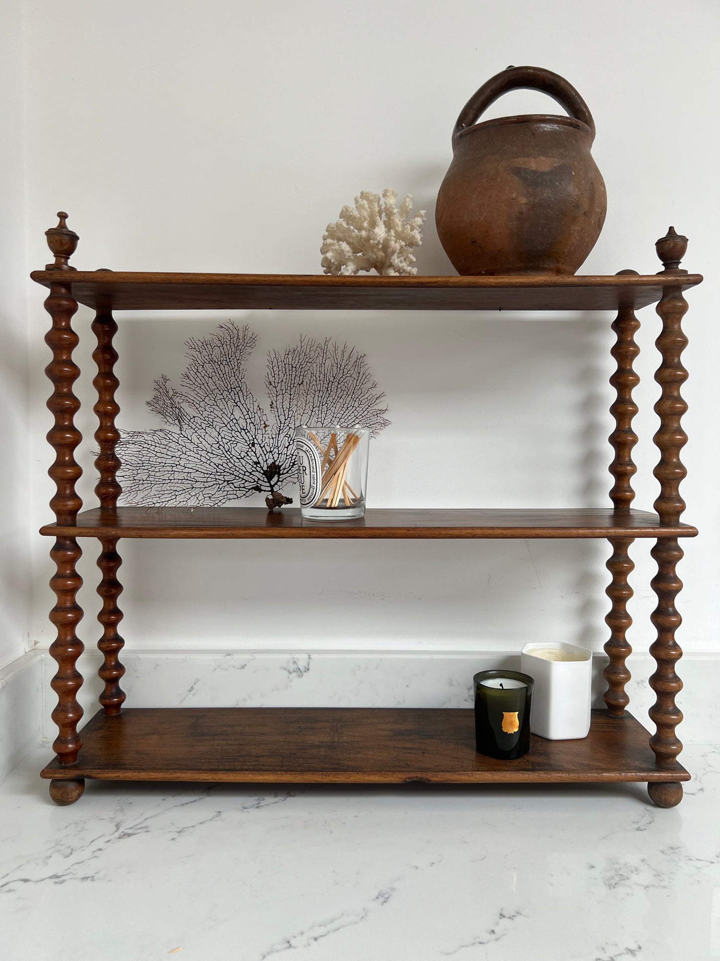 Antique French Bobbin Shelves