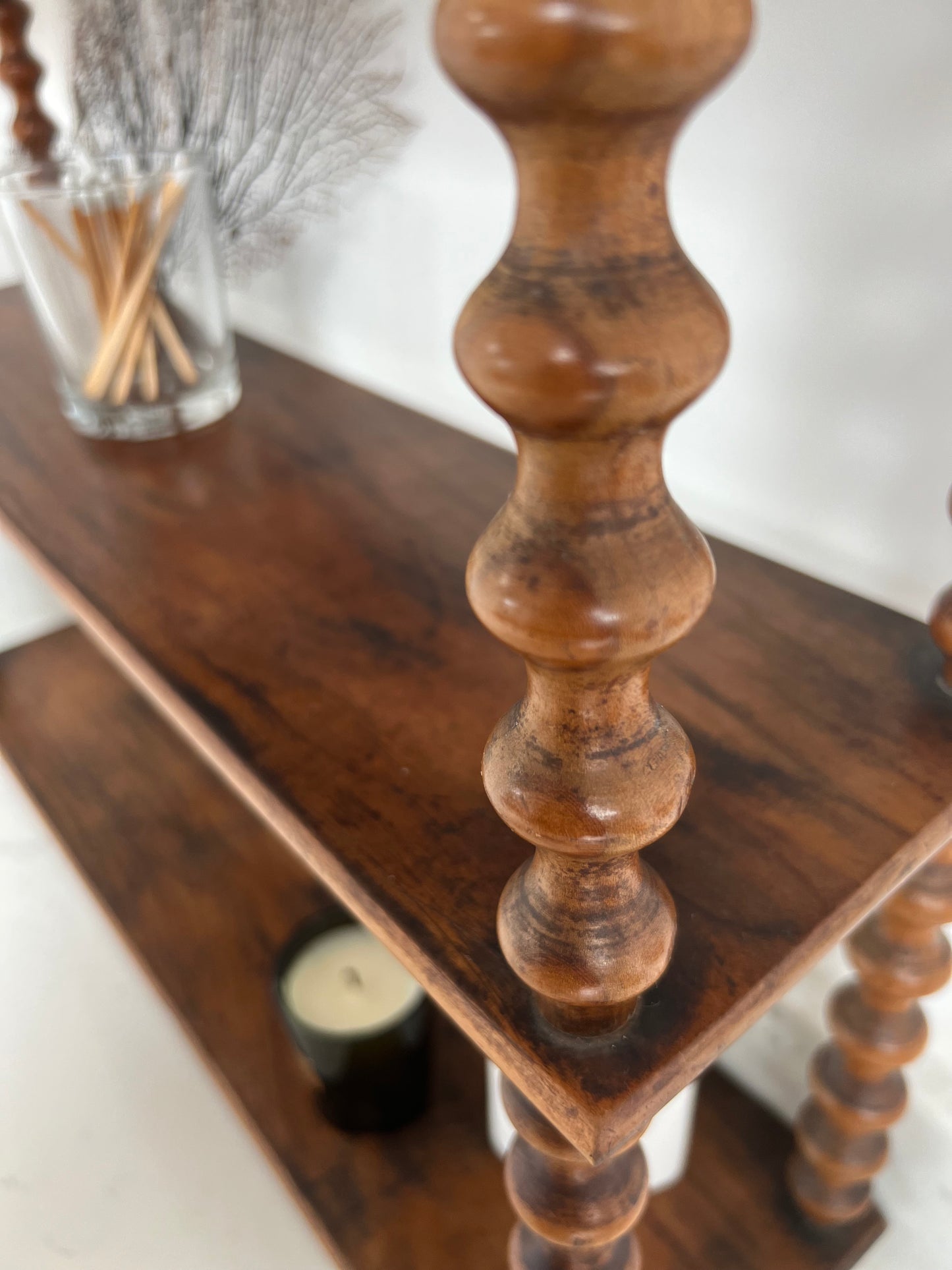 Antique French Bobbin Shelves