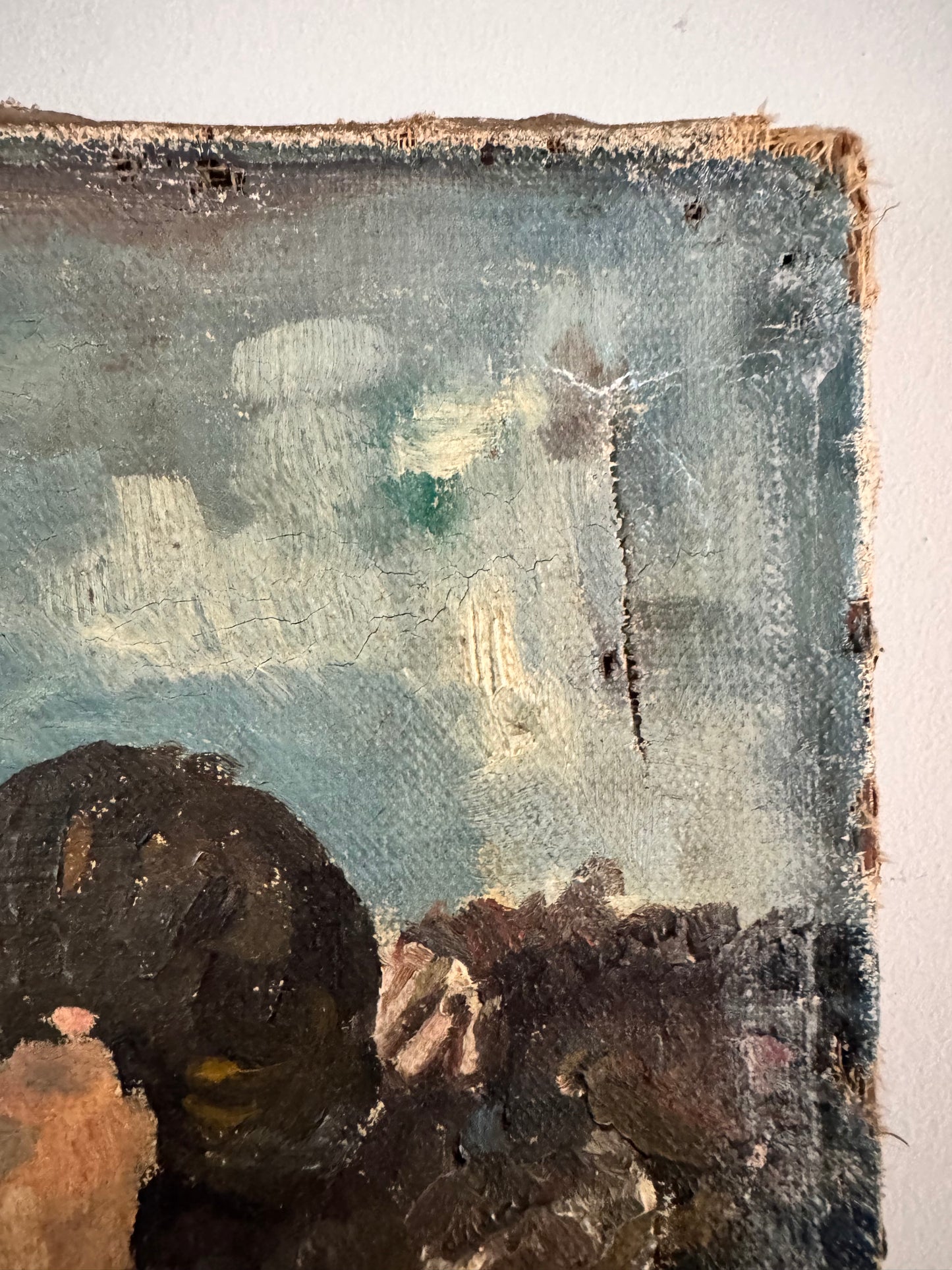 French Nude Oil On Canvas