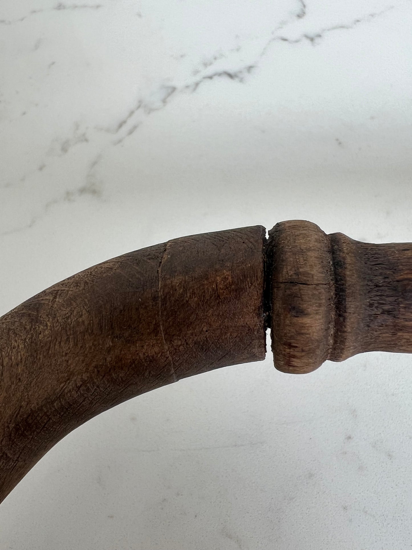 Vintage French Wooden Towel Holder