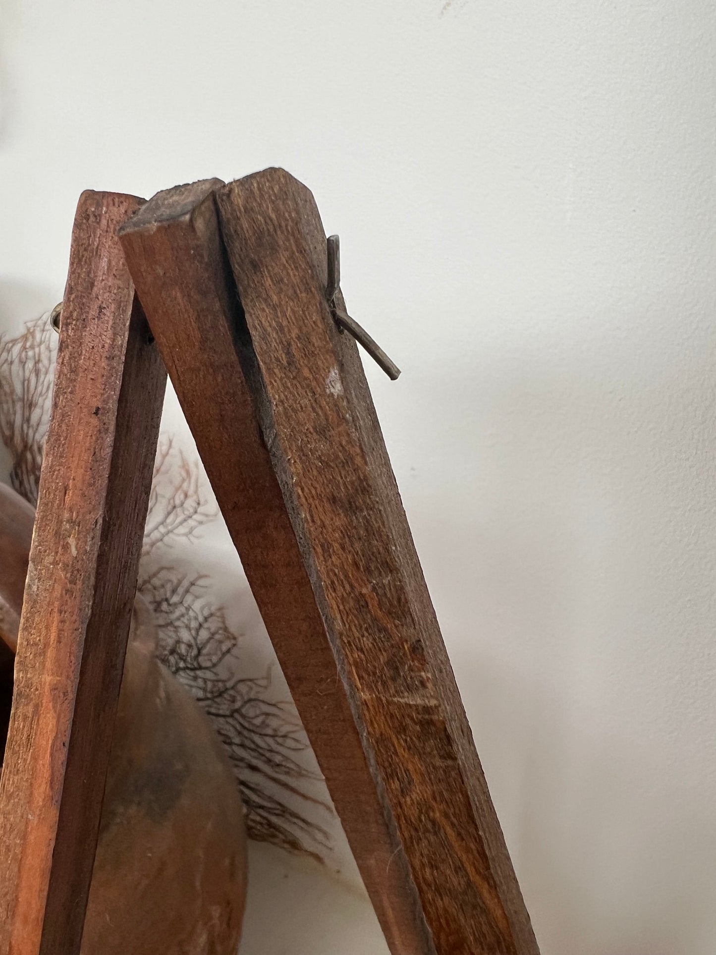 Tiny Vintage French Wooden Easel