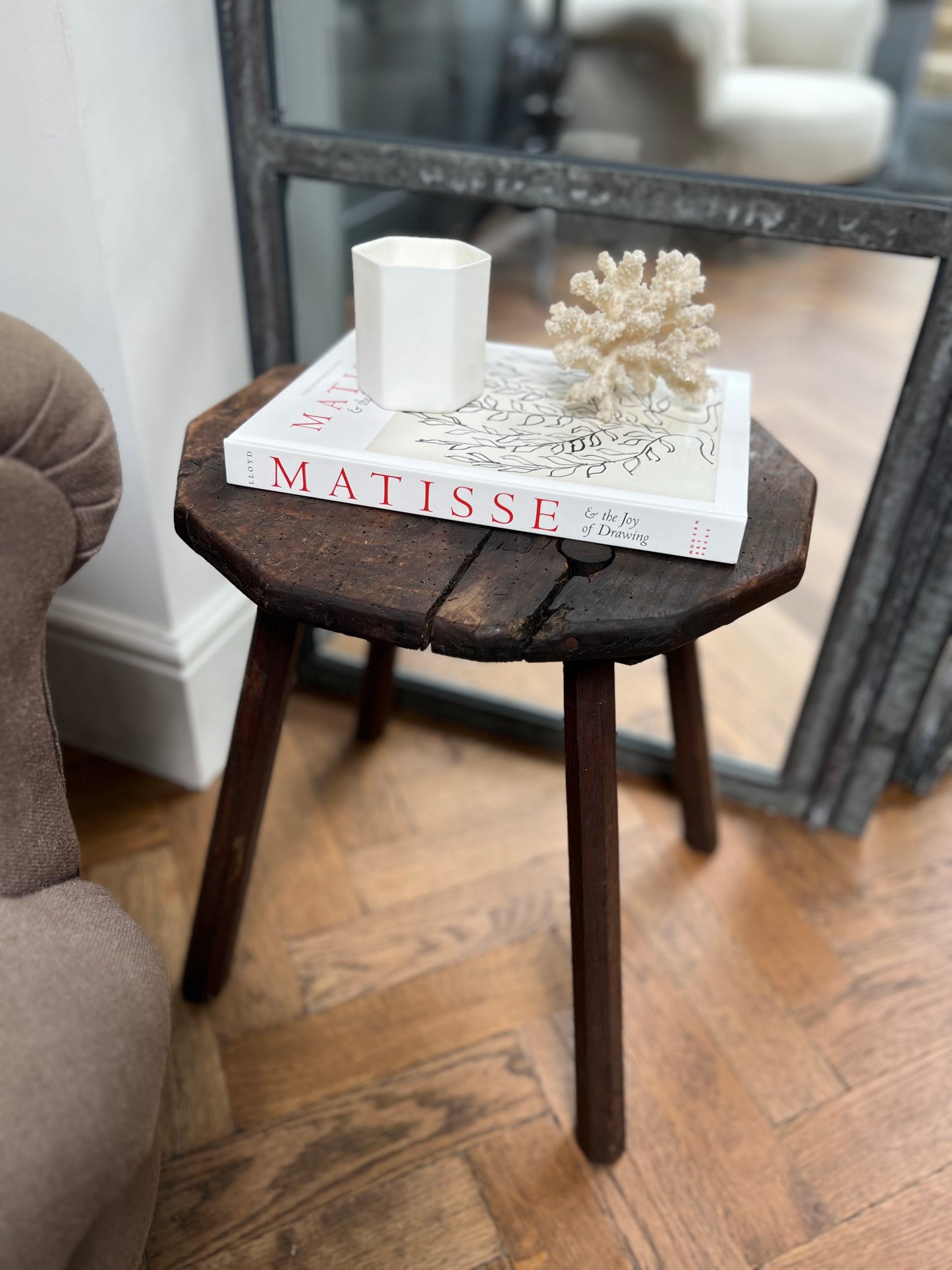 Vintage Rustic Side Table