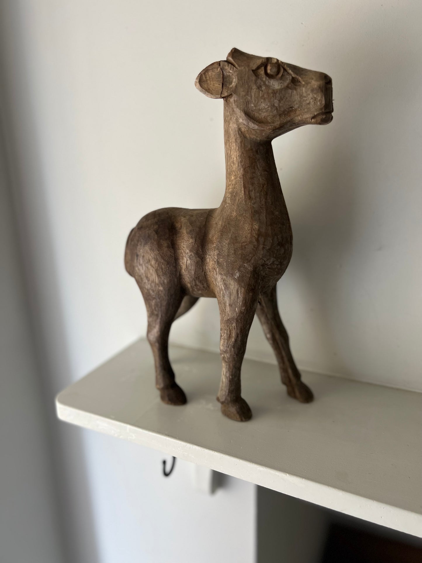 Vintage Rustic Wooden Camel