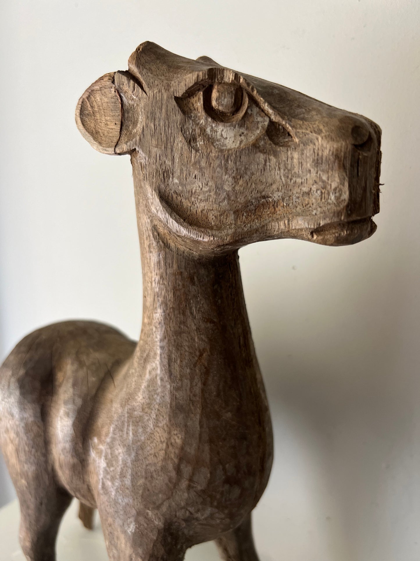 Vintage Rustic Wooden Camel