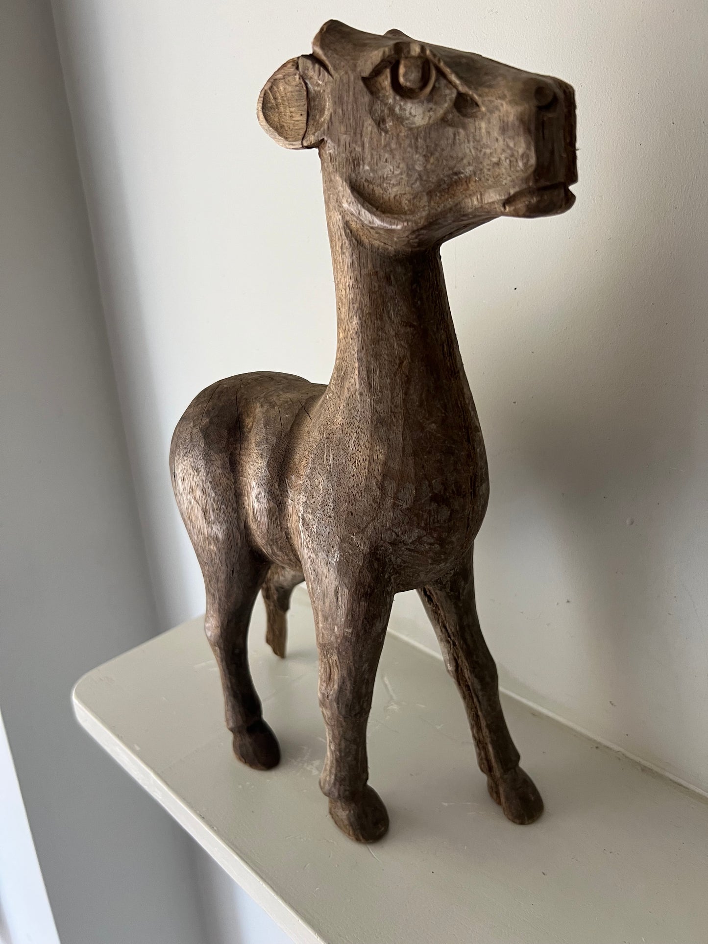 Vintage Rustic Wooden Camel