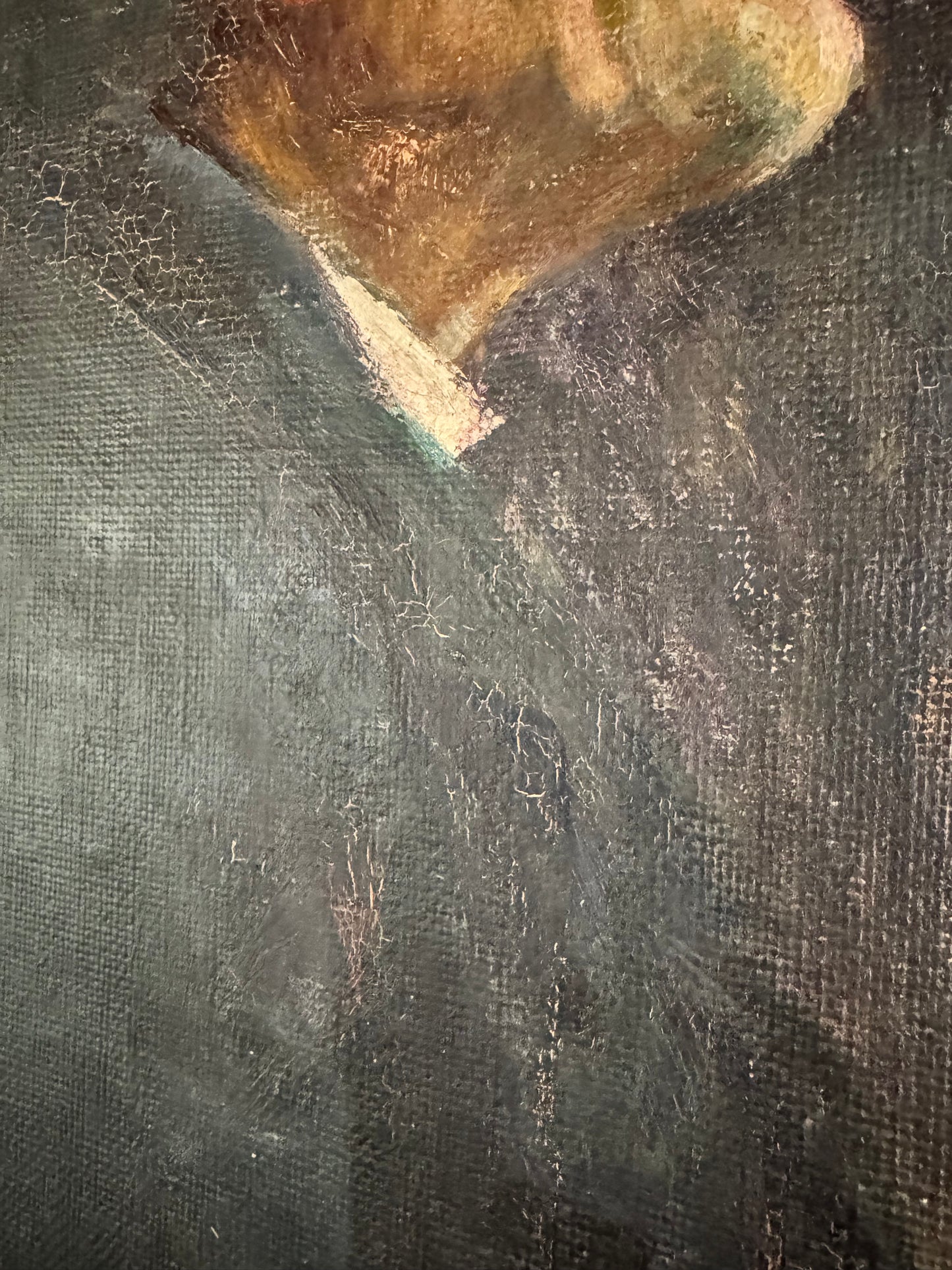 Male Portrait 'Philippe' Oil On Canvas