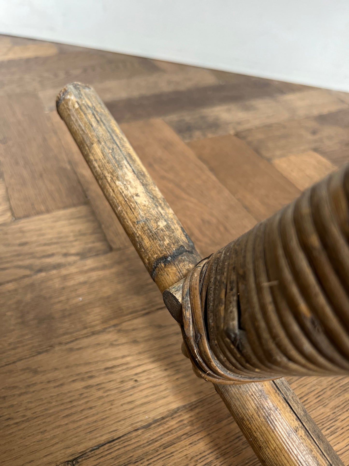 Vintage Bamboo Rocking Chair