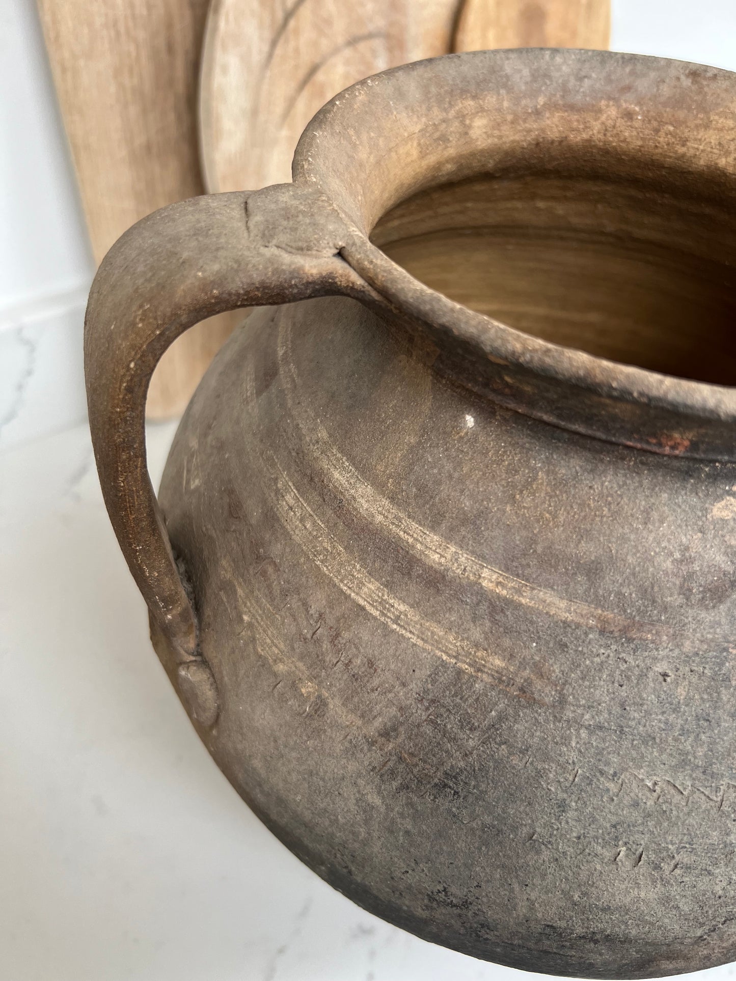 Vintage Hungarian Terracotta Cooking Pot