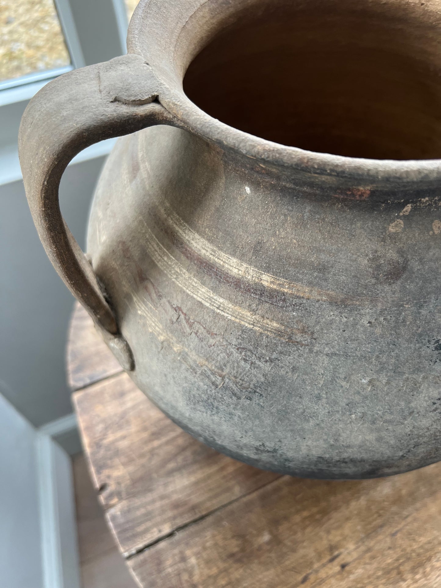 Vintage Hungarian Terracotta Cooking Pot