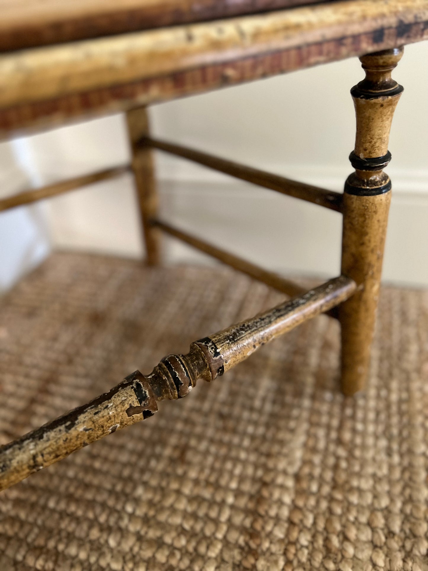 19th Century Painted Oak Chair