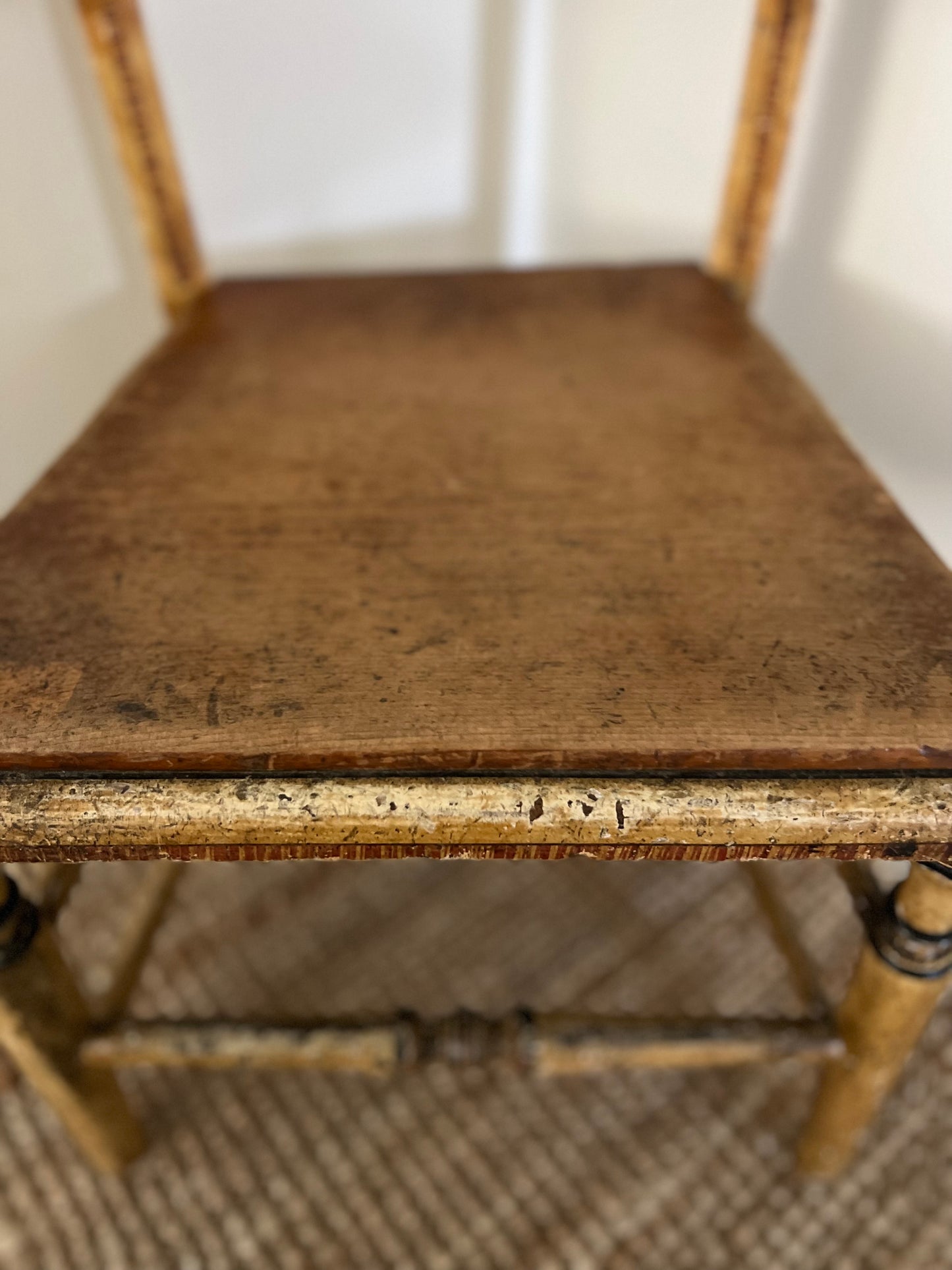 19th Century Painted Oak Chair