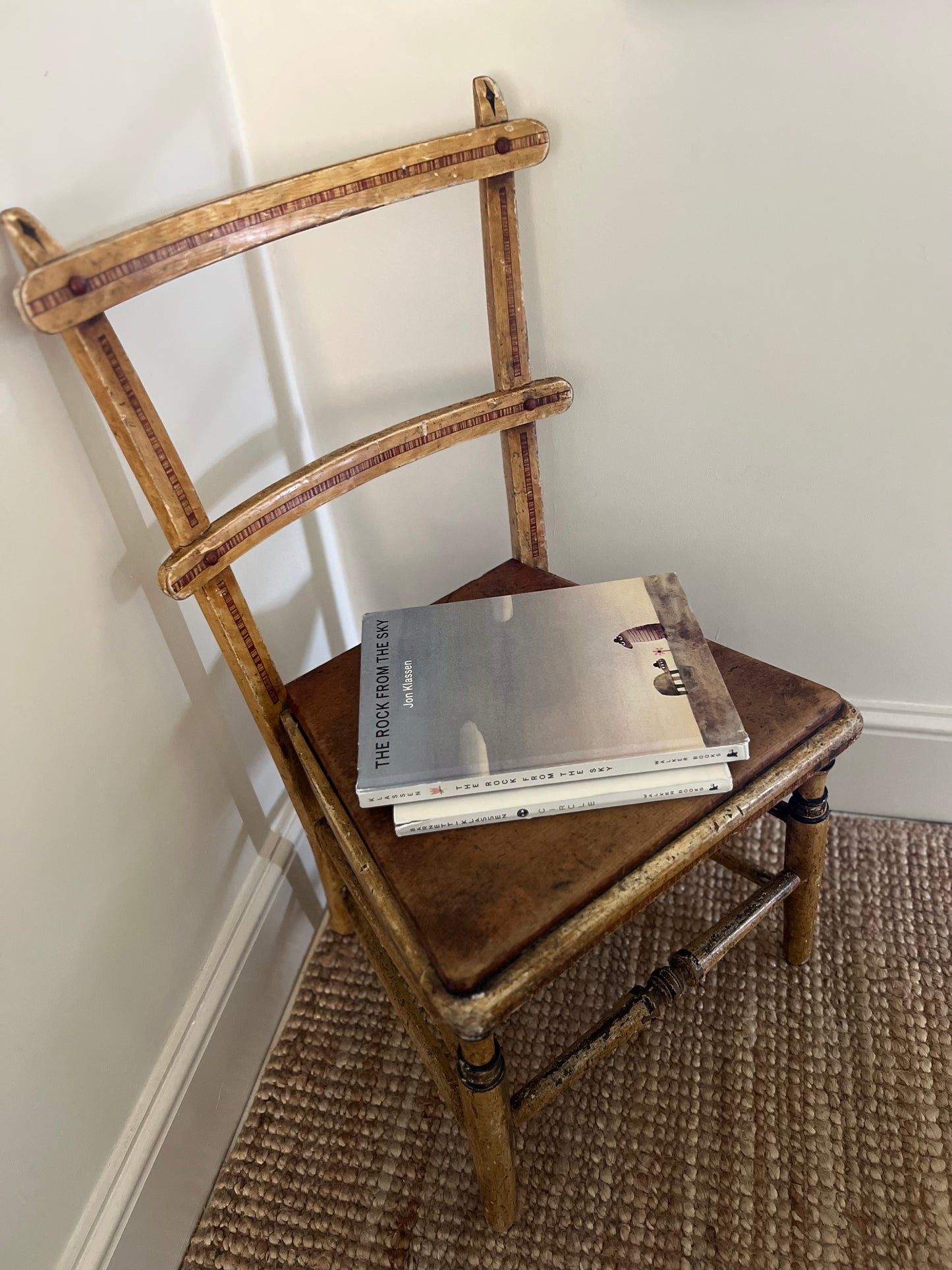 19th Century Painted Oak Chair